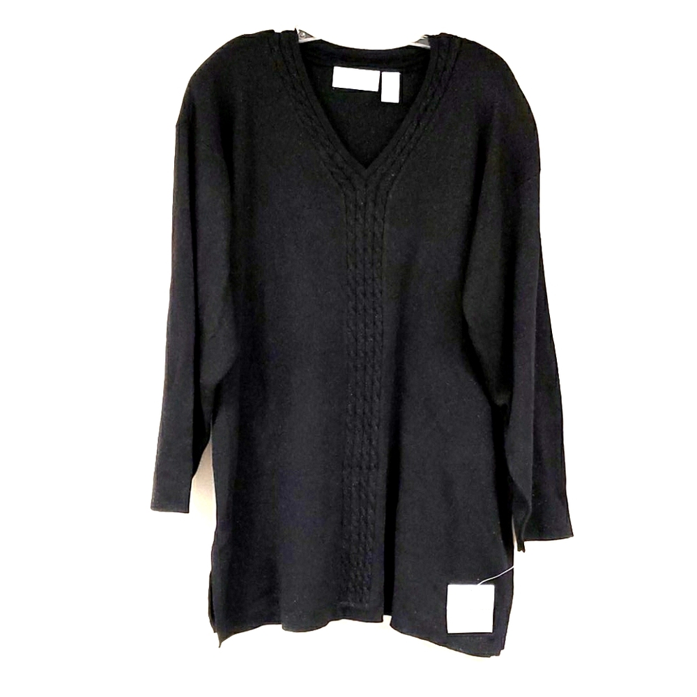 NWT Dressy black/sparkle sweater, Elisabeth size 3
